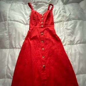 Red Casual Dress!